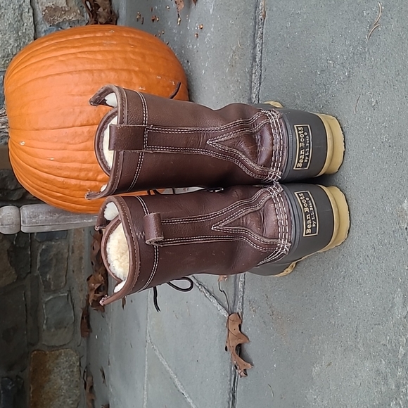 L.L. Bean Shoes Ll Bean Shearling Lined Duck Boots Wide Width Poshmark